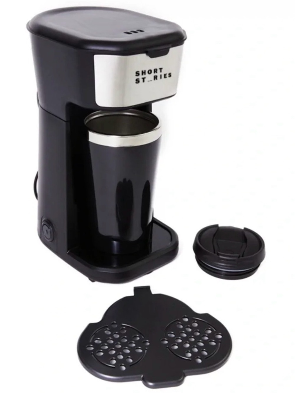 NWT Short Stories Personal Coffee Maker and Travel Mug Pod & Capsule 19.5 fl oz